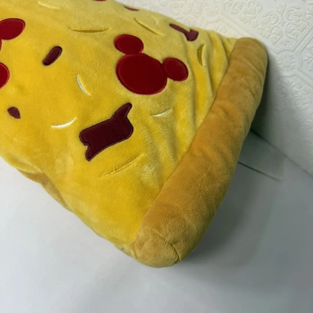 Disney Parks Plush Mickey Mouse Pepperoni Pizza Slice Lg 23”-24” - Picture 5 of 10